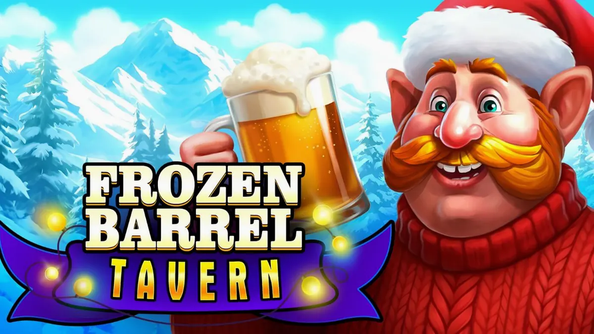 Frozen Barrel Tavern slot machine interface